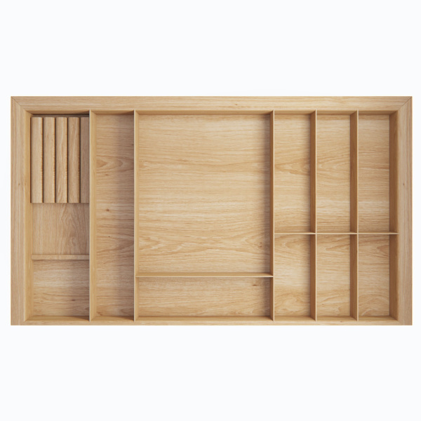 Лоток TETRIS V3 с держ. ножей в ящик Blum LEGRABOX дуб в базу 900