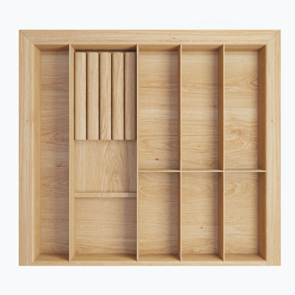 Лоток TETRIS V2 с держ. ножей в ящик Blum LEGRABOX дуб в базу 600